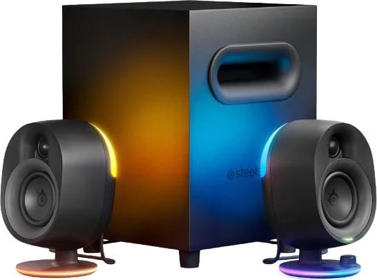 SteelSeries Arena 7 RGB Illuminated 2.1 Gaming Speakers